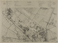 217362 Topografische kaart van de noordelijke helft van de stad Utrecht.